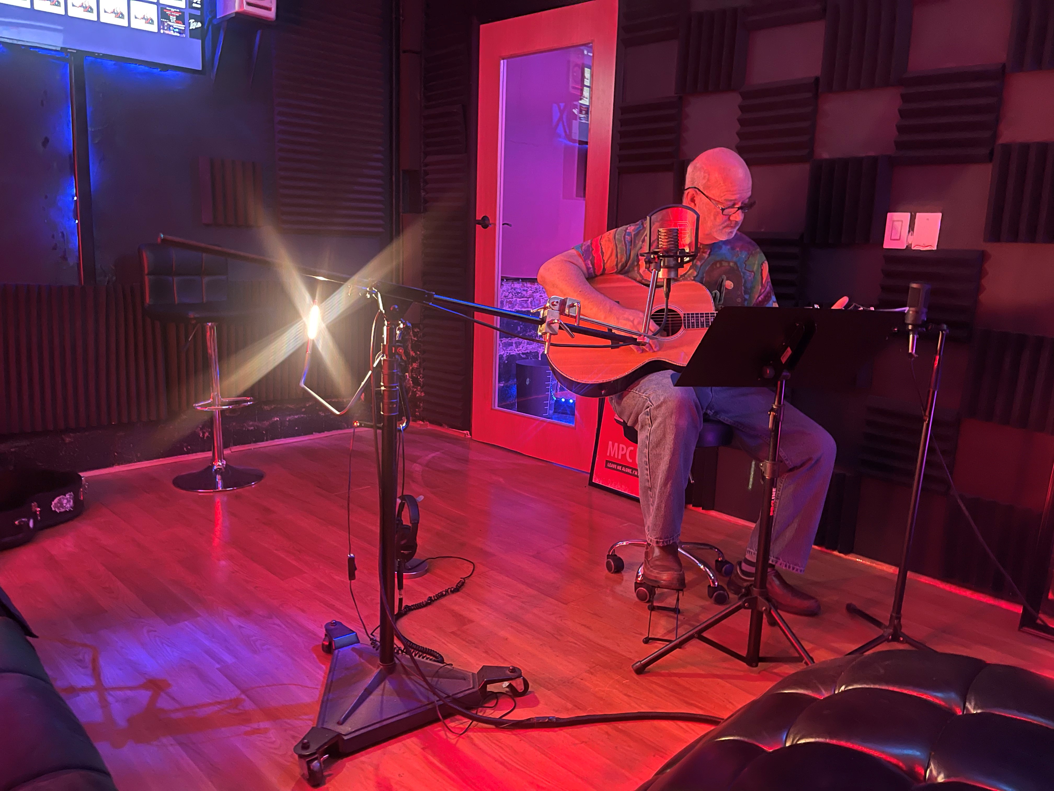 Dave in studio